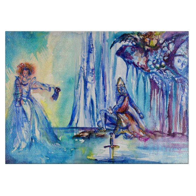 Planche À Découper LA FEMME DU LAC, La Magie et le Mystère (Devant)