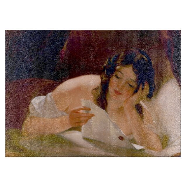 Planche À Découper La lettre d'amour (par Thomas Sully) (Devant)