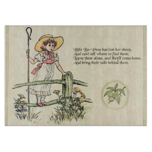 Planche À Découper La petite Bo-Peep : Classique de Kate Greenaway Nu