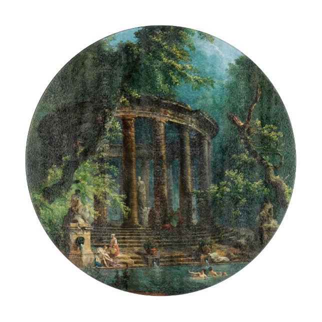 Planche À Découper La piscine by Hubert Robert (Devant)