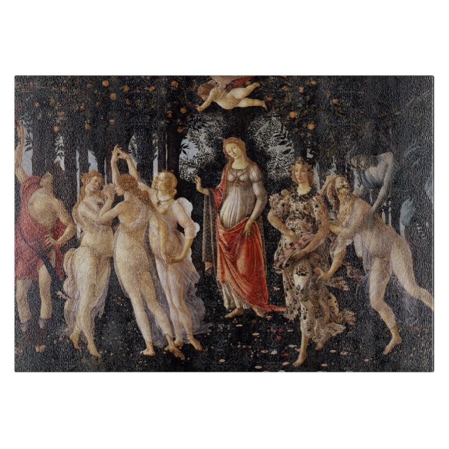 Planche À Découper La Primavera (printemps) par Sandro Botticelli (Devant)