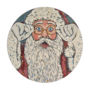 Planche À Découper La surprise du Père Noël