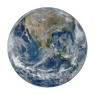 Planche À Découper La terre de planète de l'espace