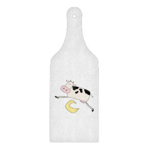 Planche À Découper La vache saute par-dessus la lune