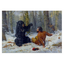 La vie d'un chasseur Un saccage Arthur Tait 1856