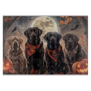 Planche À Découper Labrador Halloween Éffrayant