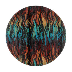 Planche À Découper L'abstrait incendie