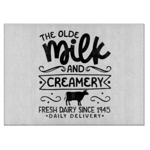 Planche À Découper Lait Vieux Et Céramique