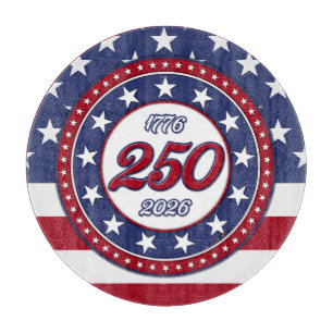 Planche À Découper L'anniversaire des 250 ans de l'Amérique avec le d