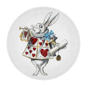 Planche À Découper Lapin Blanc Alice au Pays des Merveilles Lapin de 