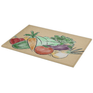 Planche à découper Large Veggie Love