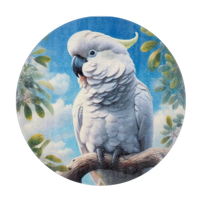 Planche À Découper L'art du Cockatoo (Devant)