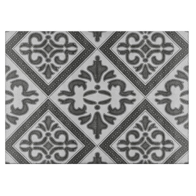 Planche À Découper Latis Motif géométrique (Devant)