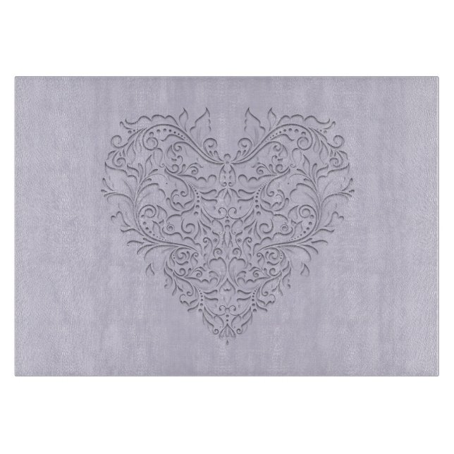 Planche À Découper Lavender HeartyChic (Devant)