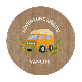 Planche À Découper L'aventure attend VanLife