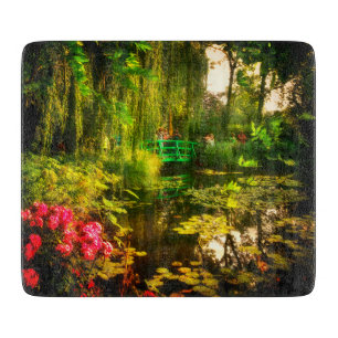 Planche À Découper Le célèbre Claude Monet Giverny Pond Lilies