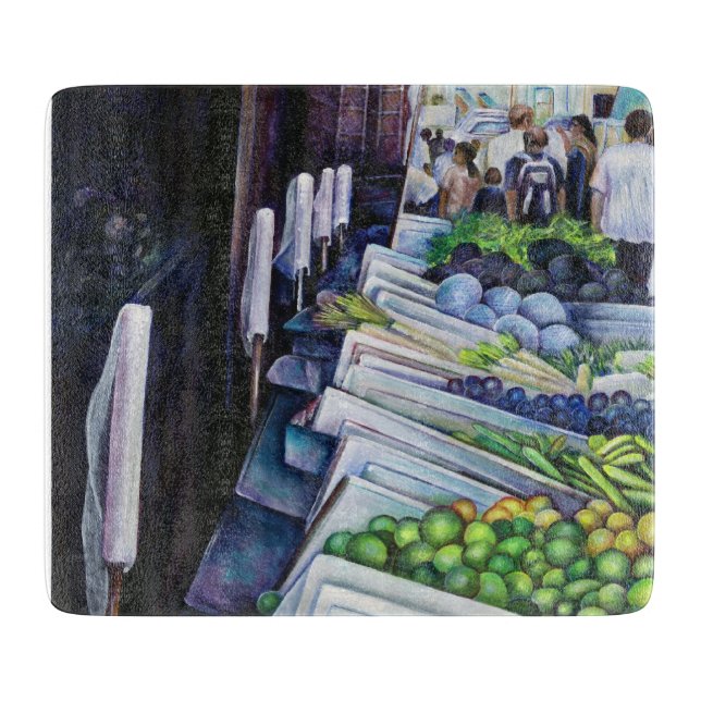 Planche À Découper Le côté plus léger de la rue Lavender, Singapour (Devant)