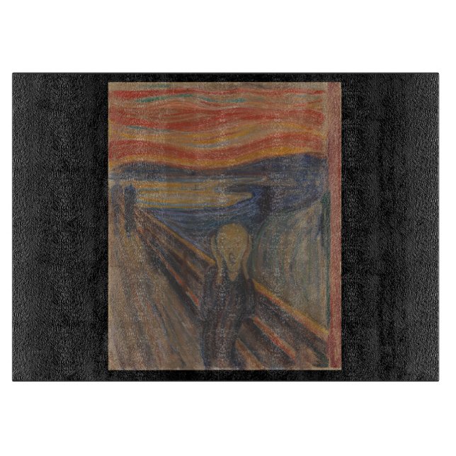 Planche À Découper Le cri de la nature par Edvard Munch 1893 (Devant)