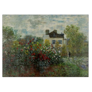 Planche À Découper Le jardin de l'artiste à Argenteuil 1873 (Monet)