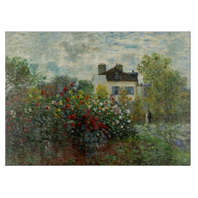 Planche À Découper Le jardin de l'artiste à Argenteuil 1873 (Monet) (Devant)