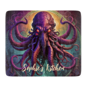 Planche À Découper Le monstre de la mer de Kraken