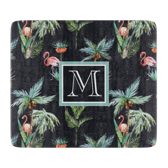 Planche À Découper Le motif | de paume d'aquarelle ajoutent votre (Devant)