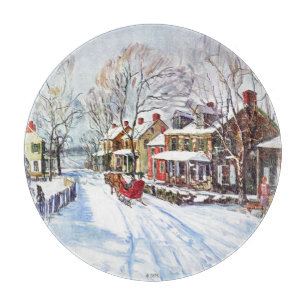 Planche À Découper Le pays des merveilles d'hiver