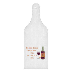 Planche À Découper Le Sauveur du Vent met du vin libre sur un