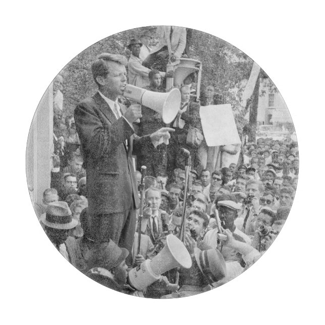 Planche À Découper Le sénateur Robert Kennedy en campagne pour le pré (Devant)