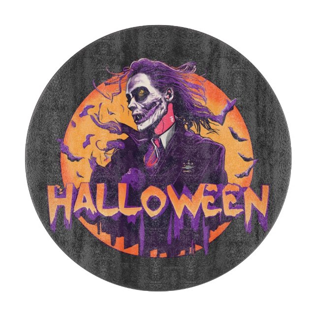 Planche À Découper Le vampire d'Halloween (Devant)
