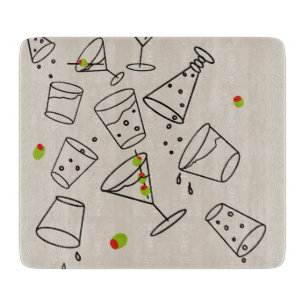 Planche à découper les boissons