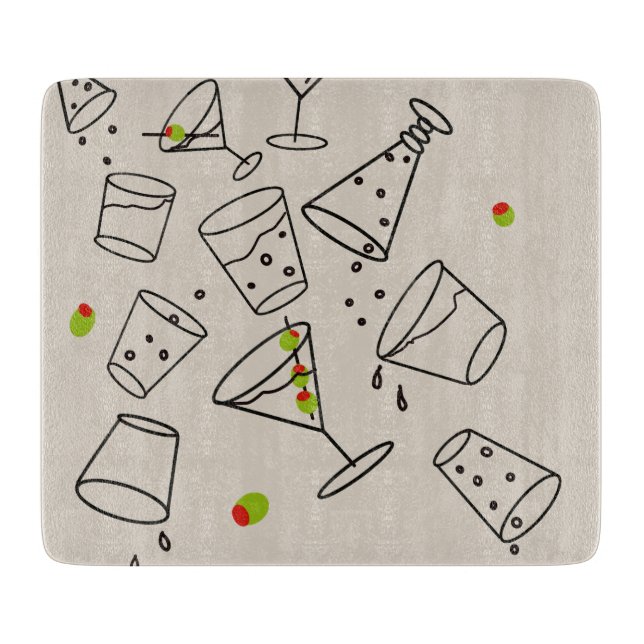 Planche à découper les boissons (Devant)