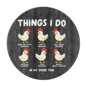 Planche À Découper Les choses que je fais dans mon temps libre L'élev