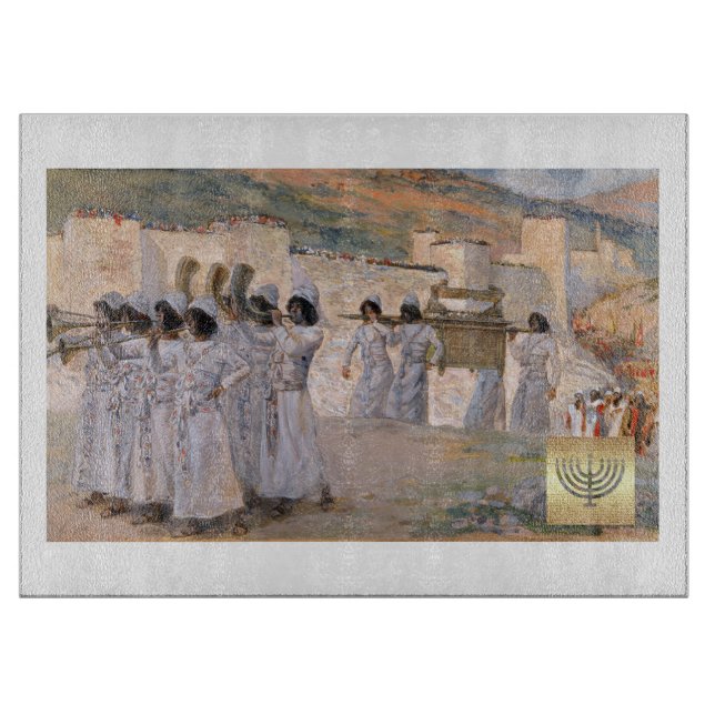 Planche À Découper Les sept trompettes de Jéricho. (Devant)