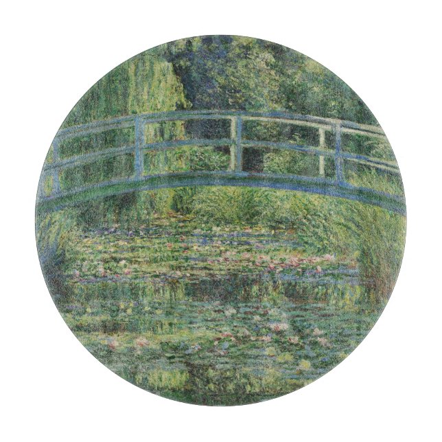 Planche À Découper L'étang À Eau, Peinture À L'Huile Paysagère, Monet (Devant)