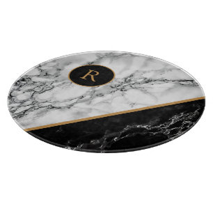 PLANCHE À DÉCOUPER LETTRE BLANCHE NOIRE CARTE DE COUPE