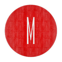 Lettre initiale Monogramme Style moderne Rouge Bla