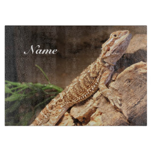 Planche À Découper Lézard Dragon Porté Par Un Bébé Personnalisé
