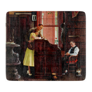 Planche À Découper Licence de mariage par Norman Rockwell