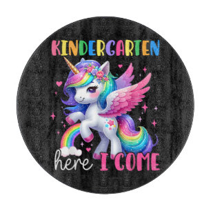 Planche À Découper Licorne de maternelle j'arrive rentrée scolaire