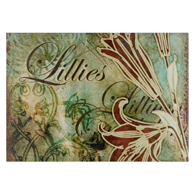 Planche À Découper Lillies (Devant)