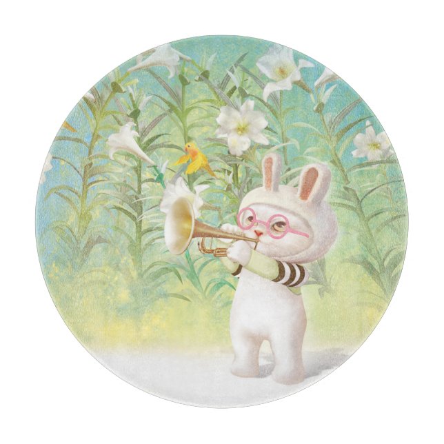 Planche À Découper Lily florissante (Devant)