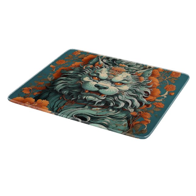Planche À Découper Lion de la grippe de la sagesse (Coin)