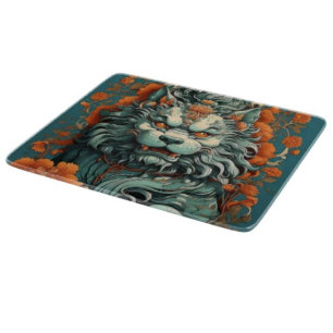 Planche À Découper Lion de la grippe de la sagesse