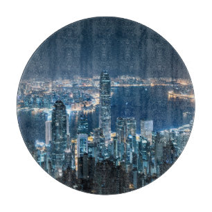 Planche À Découper Littoral Île de Hong Kong, Asie