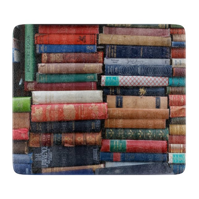 Planche À Découper Livres Lire l'amour Vieux livres (Devant)