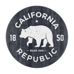 Planche À Découper Logo   de la Californie le Golden State