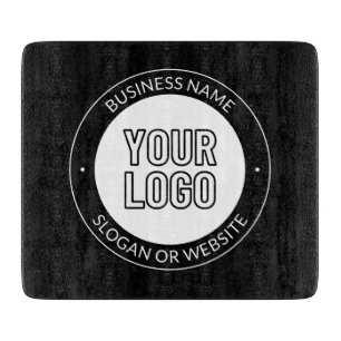 Planche À Découper Logo d'entreprise ou Modèle de texte de conception