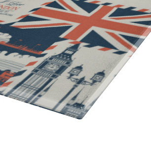 Planche À Découper London Post Glass Cutting Board