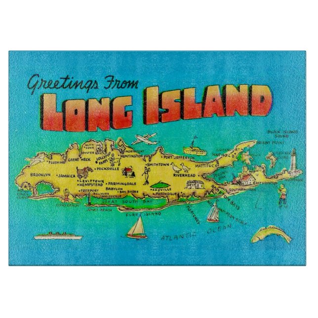 Planche à découper Long Island 15x11 (Devant)